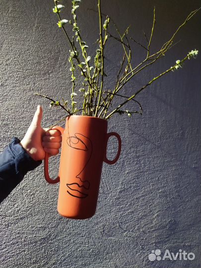 Ваза кувшин стиле Пикассо