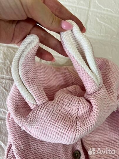 Кофта зайчк 0-3мес