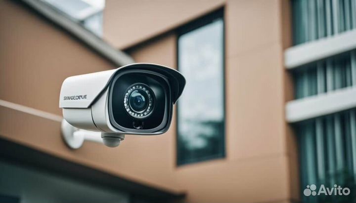 Камера видеонаблюдения с установкой