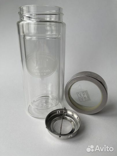 Стакан-термос (термокружка) с ситечком Тянь-жень