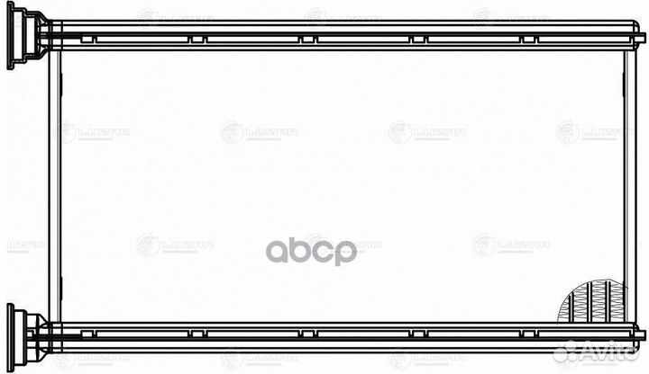 Радиатор отоп. для а/м Subaru Forester S12 (08)