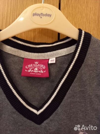 Жилетка для мальчика школьная 152