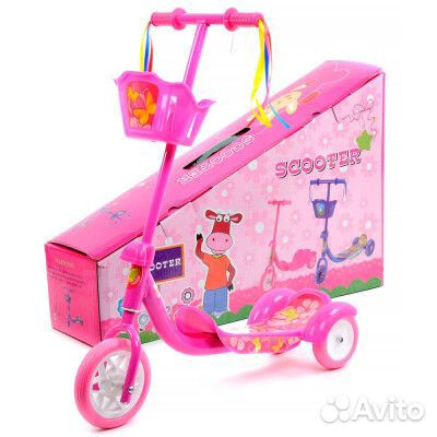 Самокат 3-хколесный, колеса-переднее - 11.5см