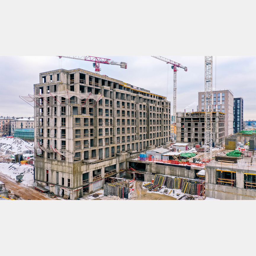 2-к. квартира, 66,3 м², 2/8 эт.