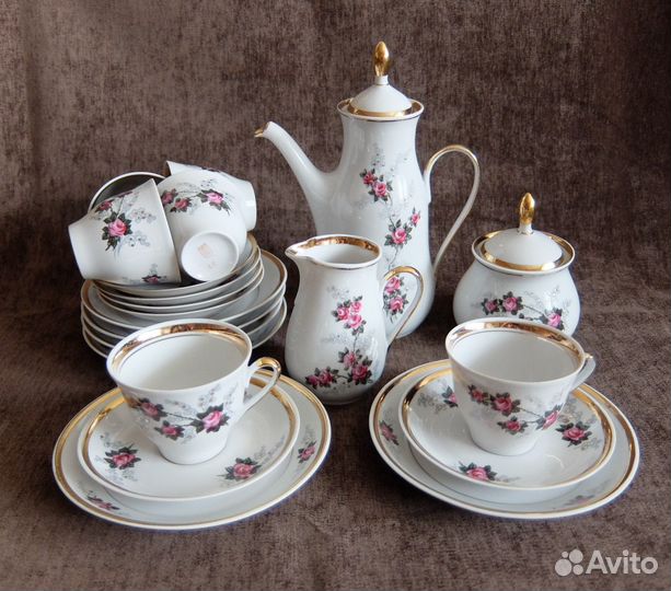 Кофейный сервиз Марианна Рига СССР