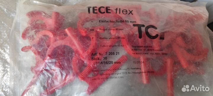 Дюбель-крюк одинарный Tece