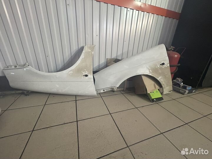 Бампер и два передних крыла приора