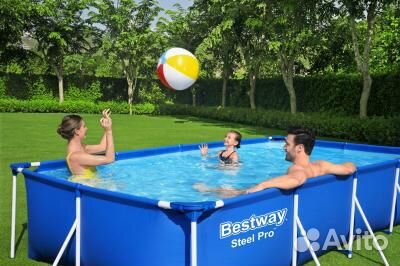 56405 Bestway Каркасный бассейн 400х211х81. 5700л