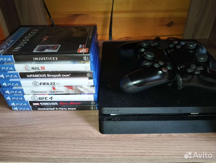 Sony PS4 slim 8 игр