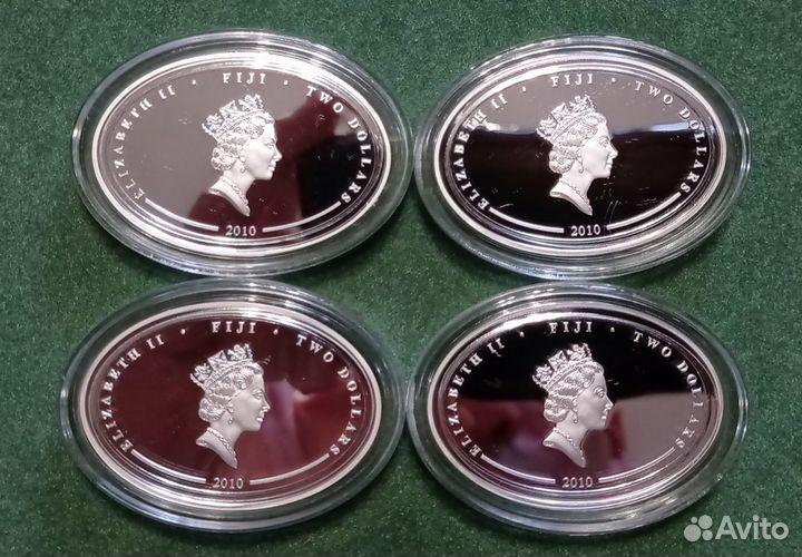 Монеты Набор Подводные лодки Серебро