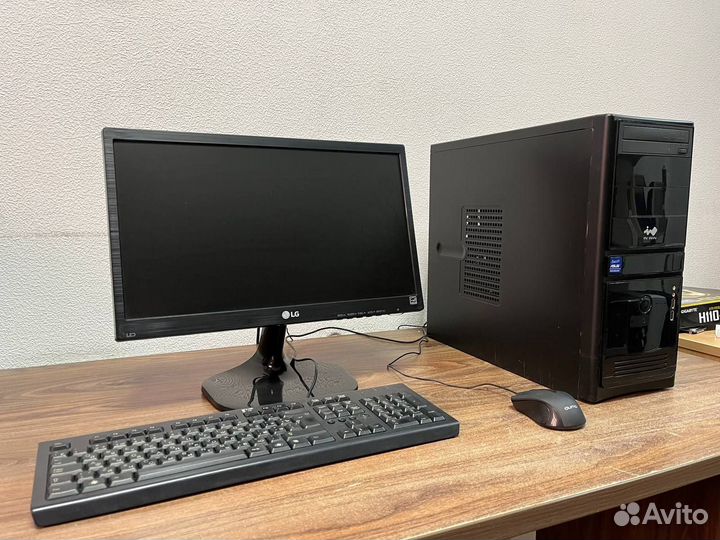 Игровой пк i3 6100 + hd 7700