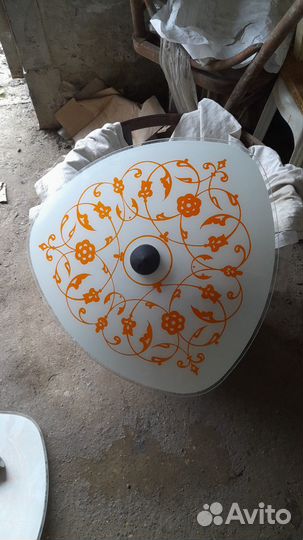 Люстра стекло СССР