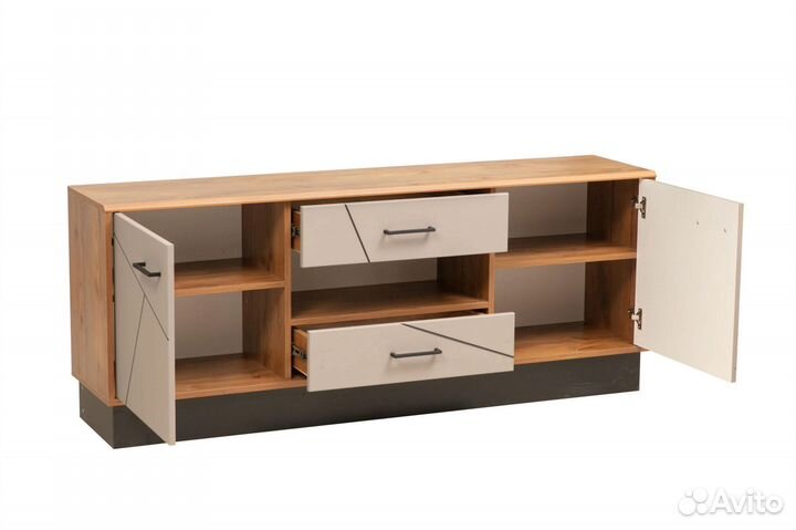 Тумба для тв 160 см грей (серый)