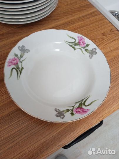 Глубокие суповые тарелки 12 шт