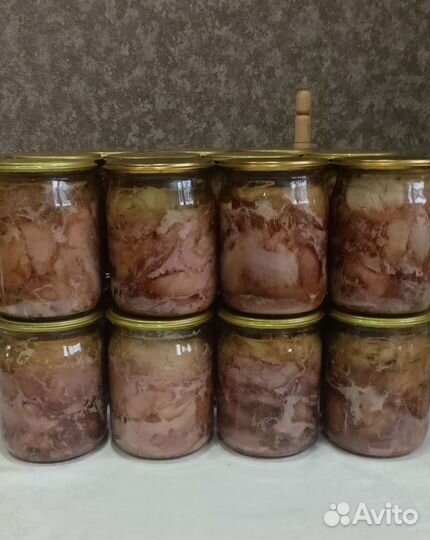 Домашняя тушенка из свинины