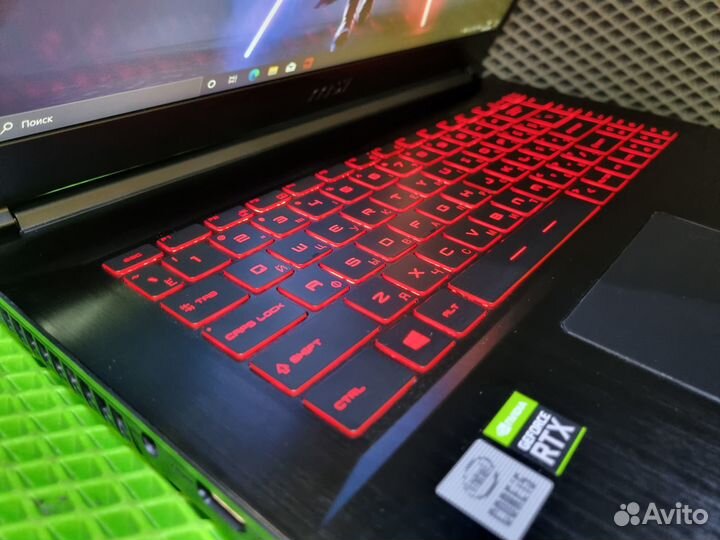 Ноутбук Игровой MSI i5 10200/16Gb/RTX 3060 6Gb