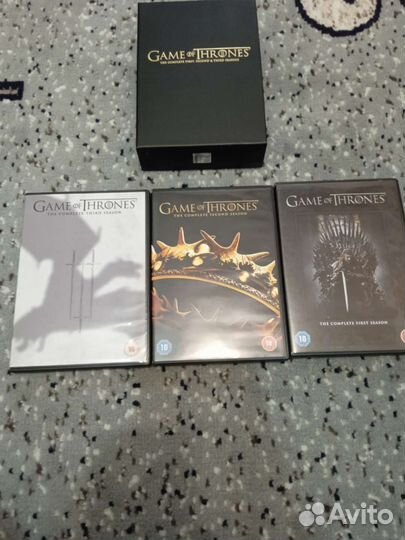 Диски DVD Game of Thrones на английском языке