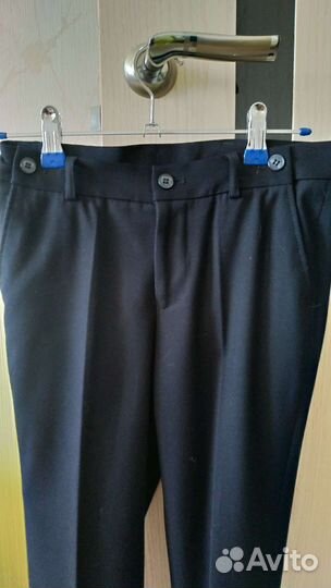 Брюки синие для мальчика 140 Van Cliff