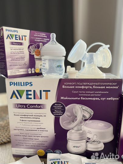 Молокоотсос avent электрический