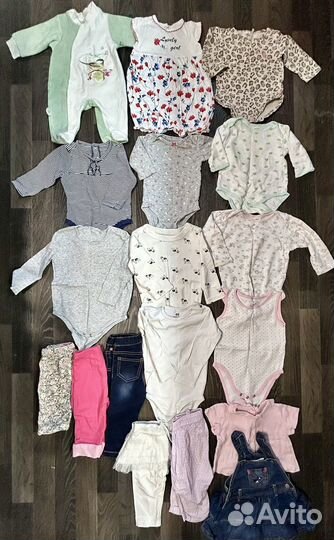 Одежда для малышки 0-3мес