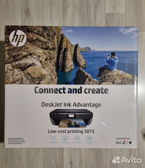 Новый мфу принтер HP DeskJet Ink Advantage 5075
