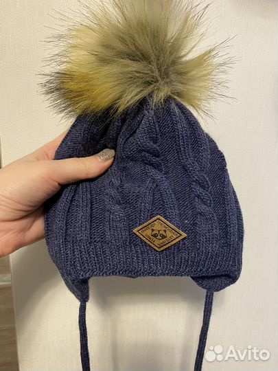 Шапка детская тёплая на зиму