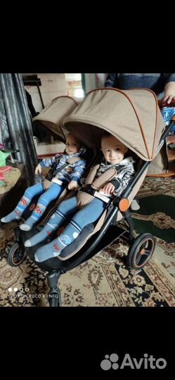Прогулочная коляска для двойни