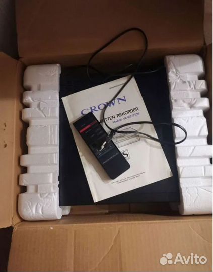 Видеомагнитофон crown абсолютно новый винтажный