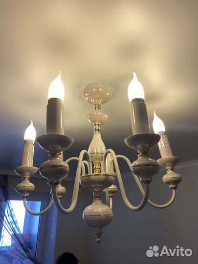Люстра фарфоровая СССР