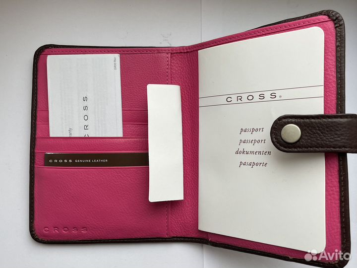 Кошелек женский нат кожа Cross