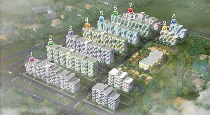 2-к. квартира, 50,7 м², 1/9 эт.