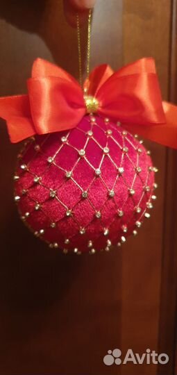 Новогодние шары ручной работы