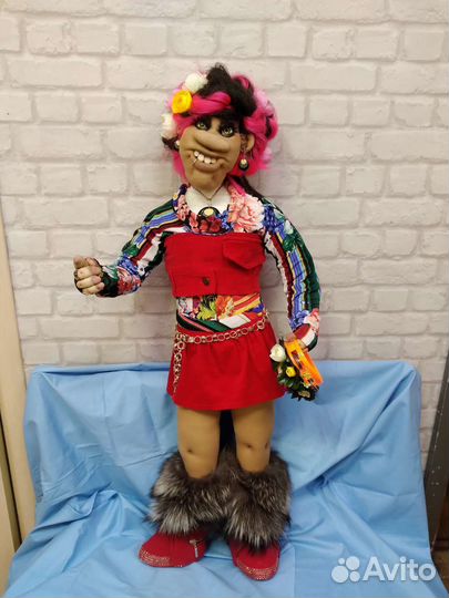 Интерьерная кукла ручной работы