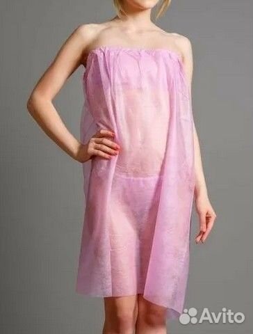 Пеньюар из спанбонда, цветной