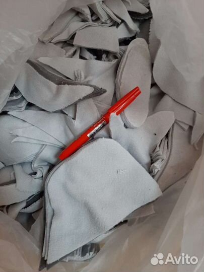 Остатки ткани обрезки флиса