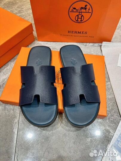 Шлепанцы мужские hermes