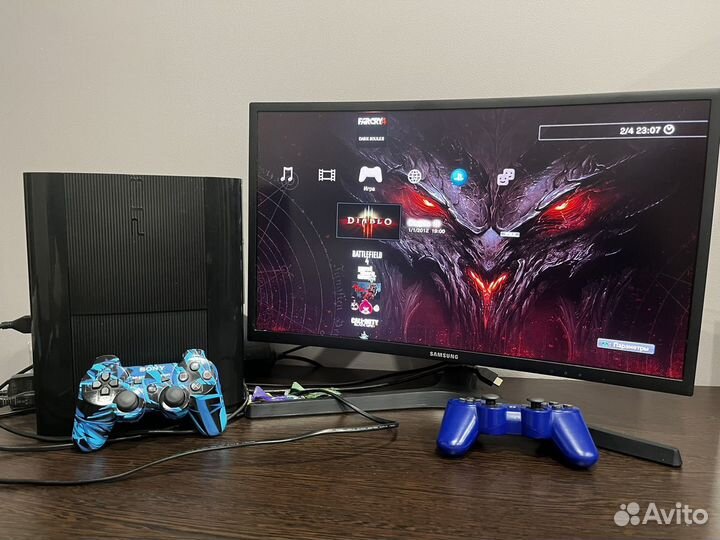 Ps3 super slim 500gb прошитая