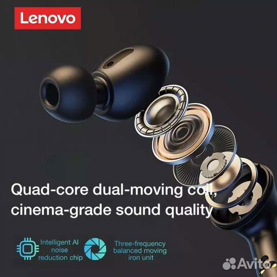 Новые Lenovo LP3 PRO Наушники беспроводные