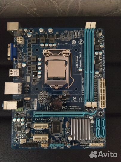 Комплект на 1155 - intel G840 + мать GA-H61M-DS2