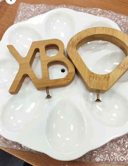 Пасхальная тарелка блюдо для яиц