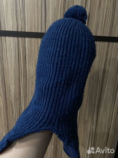 Шапка шлем 48 50 зимняя