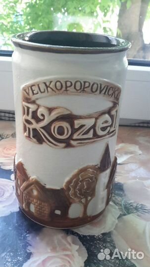 Пивная кружка Велкопоповицкий Козел керамика