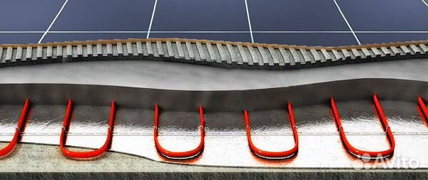 Теплый пол Warmstad под плитку, Экономично, Монтаж