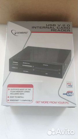 Картридер внутренний USB2.0 новый