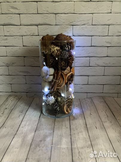 Набор шишек для декора / Экзотика