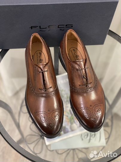 Стиляжные Оксфорды Flecs раз 39-45 made Italy