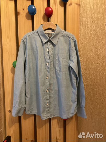 Рубашки школьные мальчуковые (140 см, 10 лет)