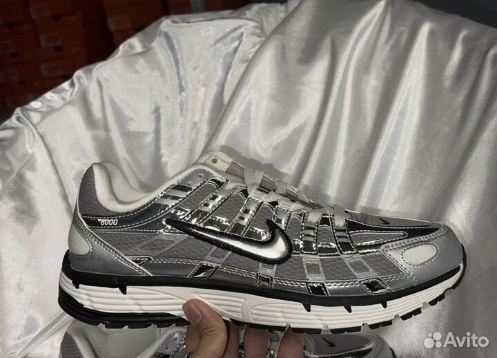 Кроссовки Nike p6000 silver