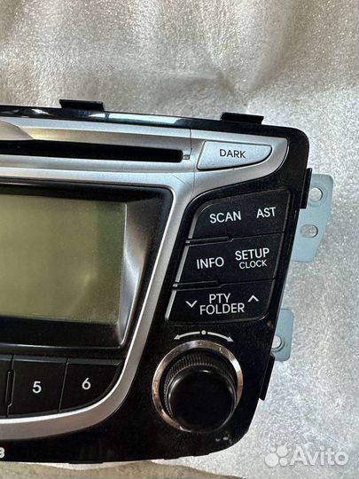 Штатная магнитола hyundai solaris