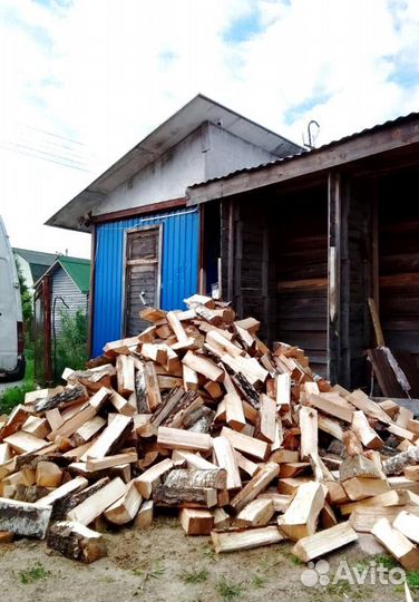 Дрова колотые Береза